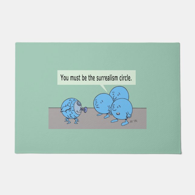 Paillasson Porte du cercle surréalisme (Devant)