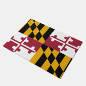 Paillasson Porte du drapeau du Maryland Matt (Incliné)