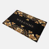 Paillasson Porte Florale Or (Incliné)