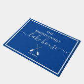 Paillasson Porte - Lake House Blue (Incliné)