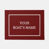 Paillasson Porte-logo personnalisé Brown (Devant)