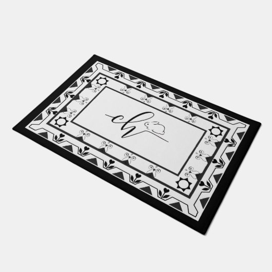 Paillasson Porte-logo personnalisé pour Chiara (Incliné)