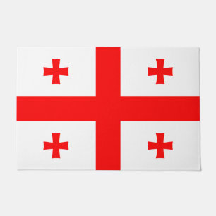 Paillasson Porte Mat avec Drapeau de Géorgie