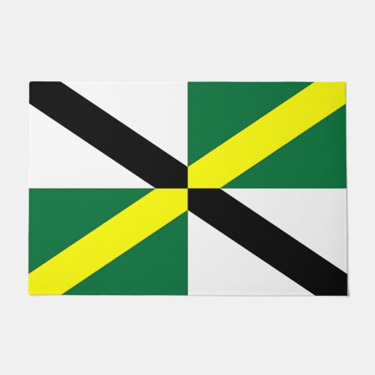 Paillasson Porte Mat avec Drapeau de Monterey City (Devant)