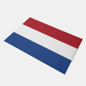 Paillasson Porte Mat avec Drapeau de Pays-Bas (Incliné)