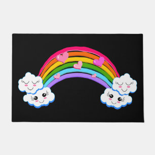 Paillasson Porte-nuages arc-en-ciel