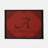 Paillasson Porte personnalisée modifiable (Devant)