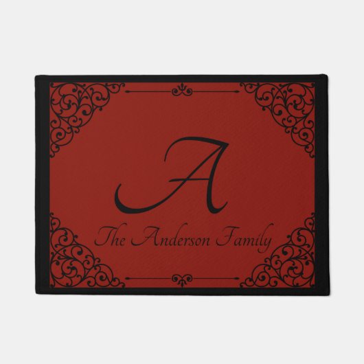 Paillasson Porte personnalisée modifiable (Devant)