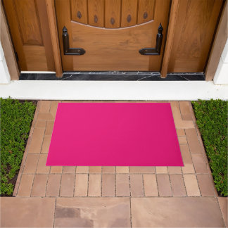 Paillasson Porte rose chaud