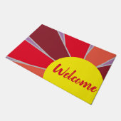 Paillasson Porte - Welcome Sunshine (Incliné)