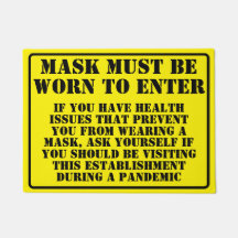 Porter un message de masque