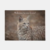 Paillasson Portrait d'un Bobcat (Devant)