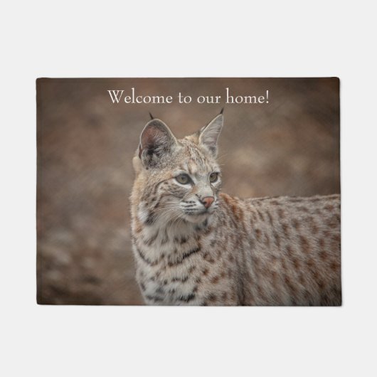 Paillasson Portrait d'un Bobcat (Devant)