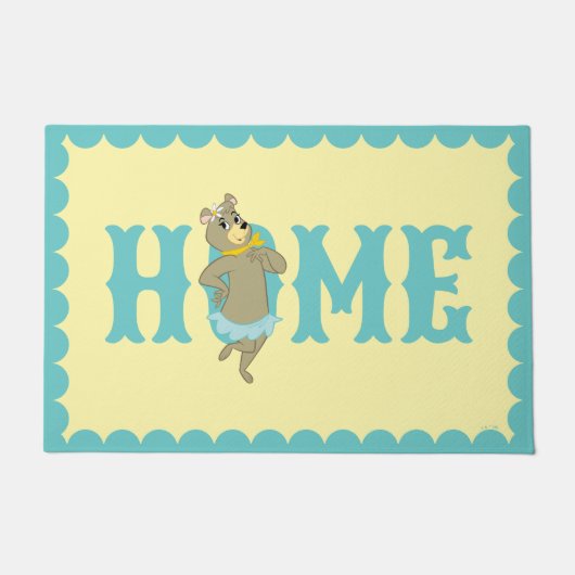 Paillasson Pose Joueuse de Cindy Bear (Devant)