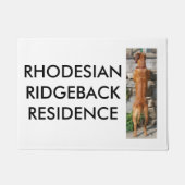 Paillasson position rhodesian de ridgeback (Devant)