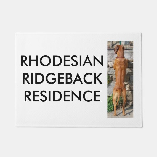 Paillasson position rhodesian de ridgeback (Devant)