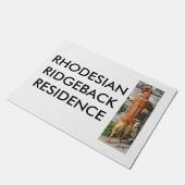 Paillasson position rhodesian de ridgeback (Incliné)