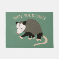 Possum vert clair essuyer vos pattes Bienvenue