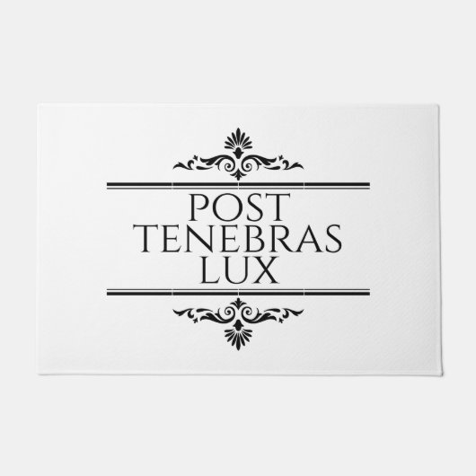 Paillasson Post Tenebras Lux (Devant)