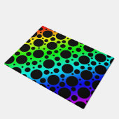 Paillasson Pot à points Rainbow Polka (Incliné)