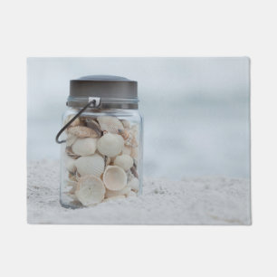 Paillasson Pot de coquillages sur la plage la Floride