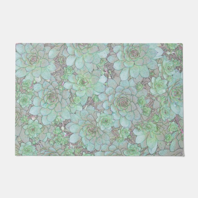 Paillasson Poules et pousses (Devant)