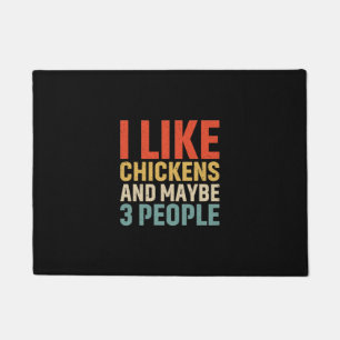 Paillasson Poulet J'Aime Les Poulets