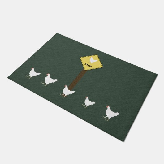 Paillasson Poulet Traversant Grande Porte (Incliné)