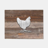 Paillasson Poulets rustiques (planches Brown) (Devant)