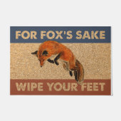 Paillasson Pour le saké de Fox essuyer vos pieds (Devant)