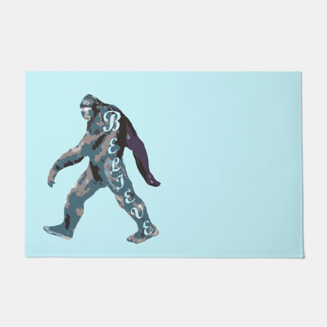 Paillasson Pourtant je crois (le yeti) (Devant)