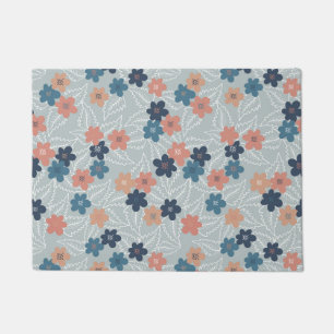 Paillasson Pré aux fleurs printanières colorées