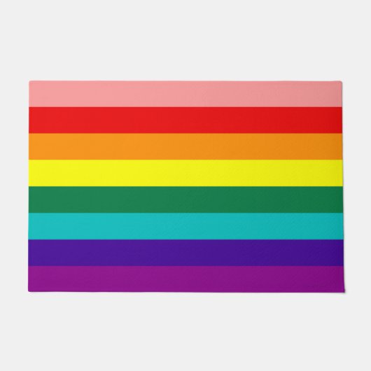 Paillasson Premier drapeau Rainbow Pride (Devant)