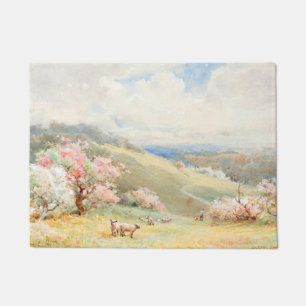 Paillasson Printemps vintage par Joseph Rubens Powell