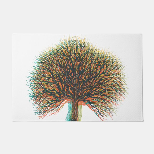 Paillasson Printété automne hiver arbre #3 (Devant)