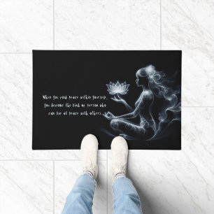 Paillasson Professeur de yoga Lotus Pose de méditation Brume 