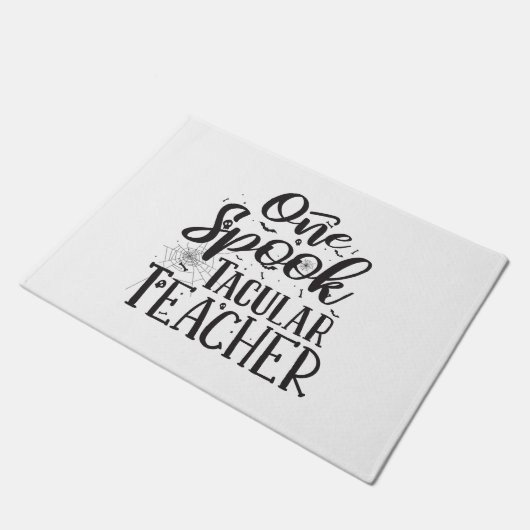 Paillasson Professeur Spooktacular - Drôle Enseignant Hallowe (Incliné)