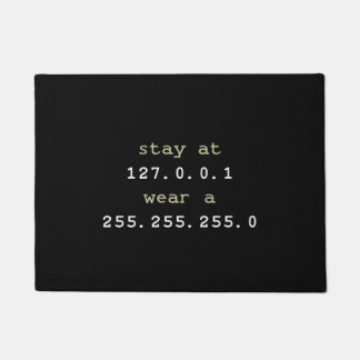 Paillasson Programmation amusante pour coder - mat noir