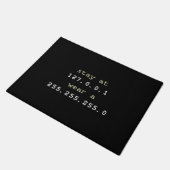Paillasson Programmation amusante pour coder - mat noir (Incliné)