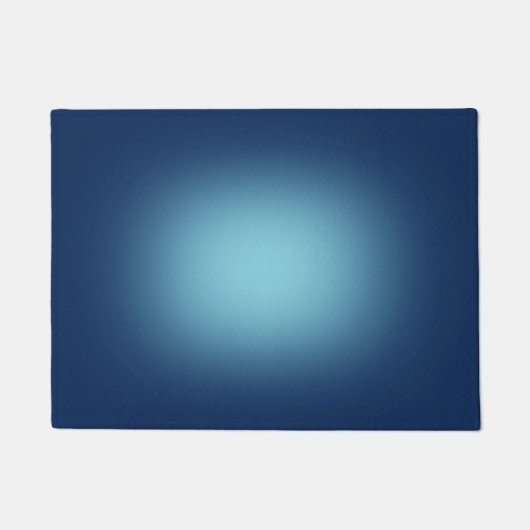 Paillasson Projecteur blanc sur fond bleu (Devant)