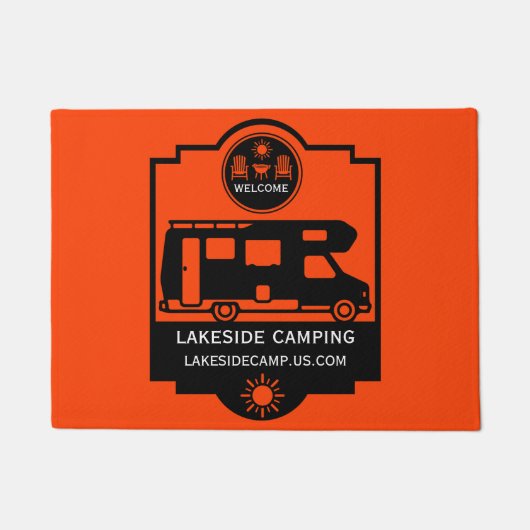 Paillasson Promotion du camping Caravan (Devant)