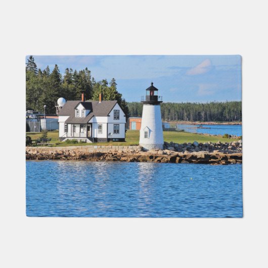 Paillasson Prospect Harbour Lighthouse, Maine Door Mat (Devant)