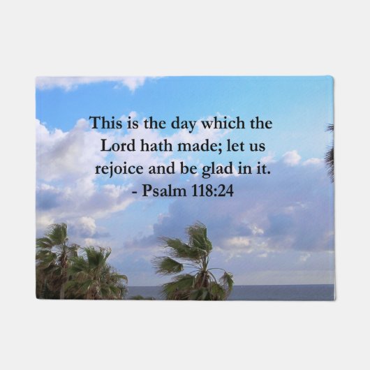 PAILLASSON PSALM TROPICAL 118:24 OCÉAN ET PALMIERS (Devant)