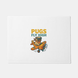 Paillasson Pugs Fly High