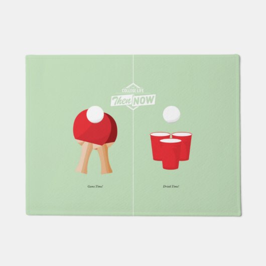 Paillasson Puis et maintenant : Ping-pong (Devant)