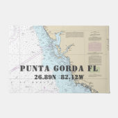 Paillasson Punta Gorda FL Latitude Longitude Nautique Bateau (Devant)