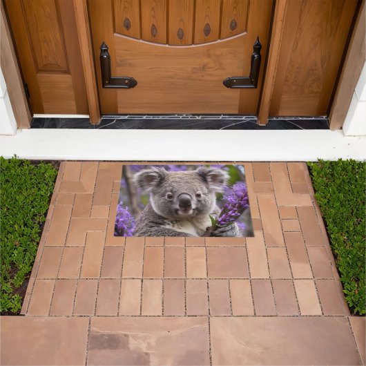 Paillasson Purple Jacaranda Koala Ours, (De plein air)