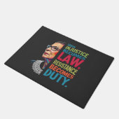 Paillasson Quand l'injustice devient loi, la résistance devie (Incliné)