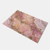 Paillasson quartz rose et marbre rose pastel (Incliné)