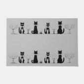 Paillasson Quatre Chats noirs, Louis Wain (Devant)